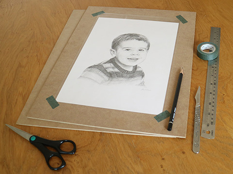 Packaging a portrait