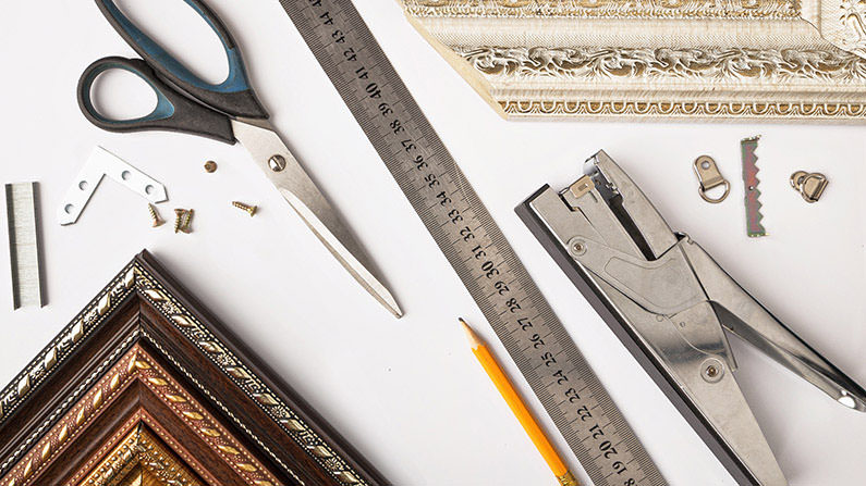 Picture discount framing materials