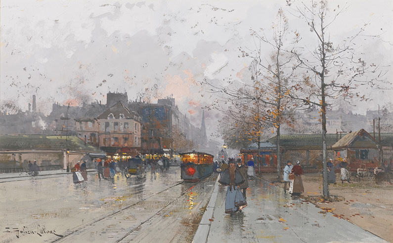 'Porte de Chatillon' by Eugène Galien-Laloue 'Porte de Chatillon' by Eugène Galien-Laloue